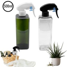 Empty Spray Bottle Misting Sprayer Cleaning House Garden Hair Salon 500ml 2pc UK