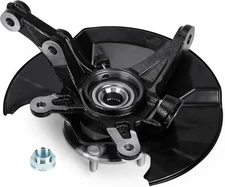 Front Right Side Steering Knuckle & Wheel Bearing Hub Assembly Compatible with H