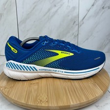Brooks Adrenaline GTS 22 Nightlife Titan Blue Yellow Running Shoes Hi-Vis Neon Brooks Adrenaline GTS 22 Nightlife Titan for sale | eBay main image 4