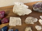 Huge Rock Crystal Fossil Lot Quartz Amethyst Ammonites Agates Arrowheads — photo 8