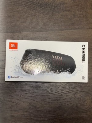 New JBL Charge 5 Portable Speaker System Universal - Black - Retail Price 179$