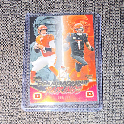 Topps 2025 Burrow Ja'Marr Chase PP-14 Paramount Pairings #/399