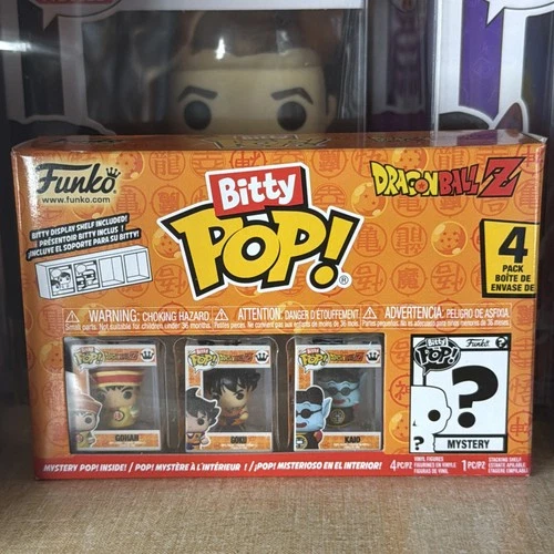 Funko Bitty Pop! Dragon Ball Z Goku Gohan King Kai + Mystery Mini Figure Set