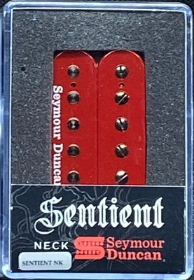 Seymour Duncan Sentient 6 String Neck Humbucker - Red w/Silver Logo - OPEN BOX