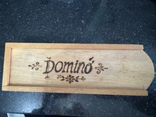 Domino Set Complete In Wooden Box From Cuba Vintage Retro Boxed Handmade