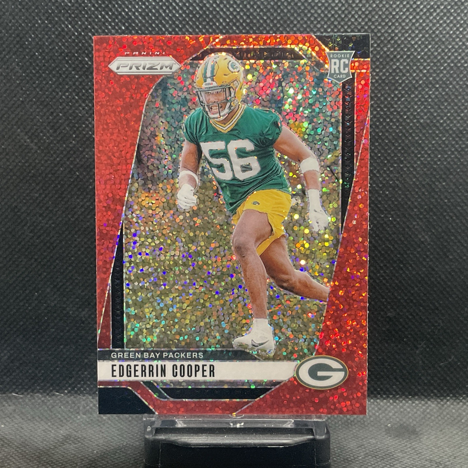 2024 Panini Prizm Red Sparkle SP Edgerrin Cooper #331 Rookie Card RC