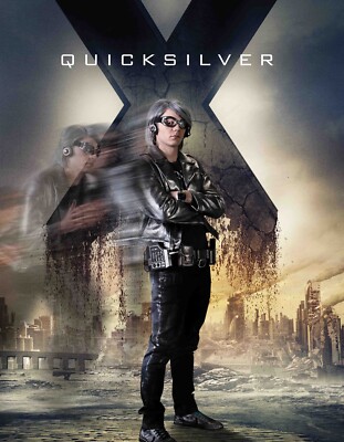 X-Men Days Of Future Past movie poster - Quicksilver - 12 x 16