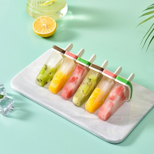Popsicle Maker Mould 4/6 Cells Fruit Moulds VP - Picture 8 of 23
