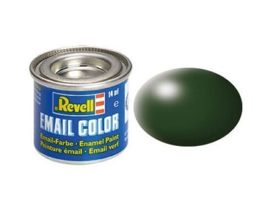 Dark Green Silk Enamel Paint 32363