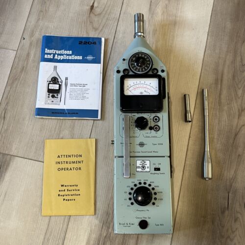 Bruel & Kjaer Type 2204 Precision Sound Level Meter With Octave Filter Type 1613