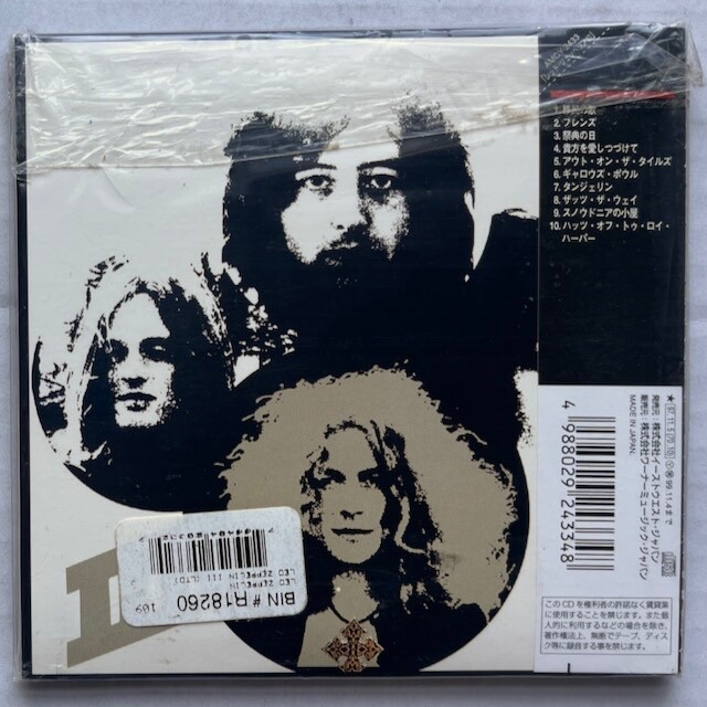 LED ZEPPELIN III 1997 JAPAN Mini LP PAPERSLEEVE CD SEALED + OBI