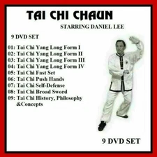 TAI CHI CHUAN W/ DANIEL LEE 9 DVD Set yang long form kung fu instructional taiji