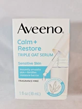 Aveeno Calm+ Restore Triple Oat Serum Sensitive Skin - 1 FL OZ ( 30 mL )