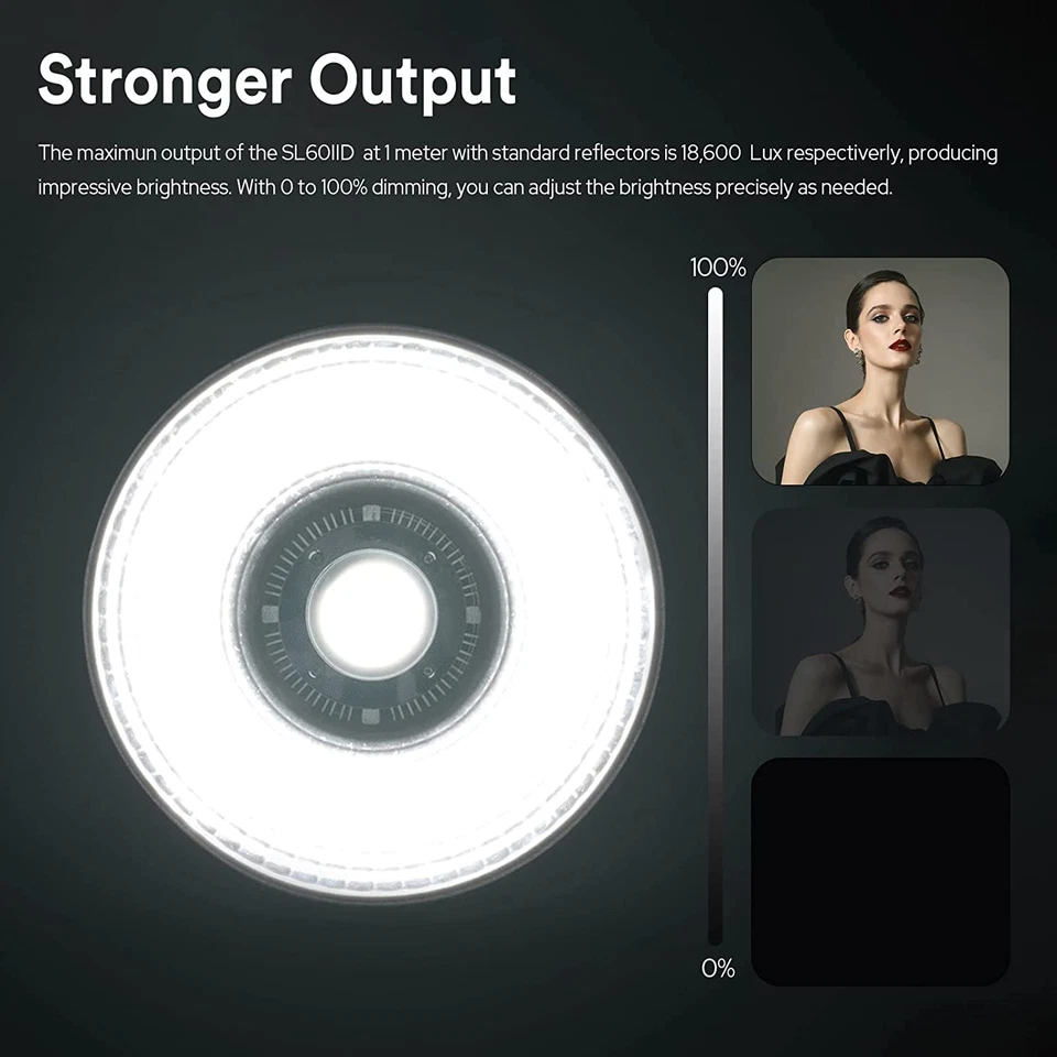 US Godox SL60IID SL60II-D 70W COB LED Video Light 5600±200K App Control Light - Image 4 of 4