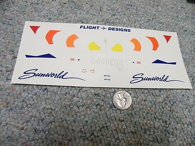 Flight Designs  decals 1/144 Sunworld   - sheet only  H78