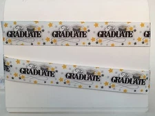 GRADUATION CONGRATULATIONS 7/8" Grosgrain Ribbon Various Yard SHIP FROM USA