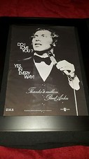 Paul Anka Do I Love You Rare Original Promo Poster Ad Framed!
