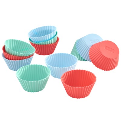 Lurch Flexiform Muffinliner 12er Set Pastelfarben Mix Backform Muffins