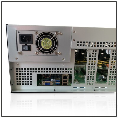 6 GPU Mining Case, Rig Miner Telaio di Alluminio impilabile Telaio Aperto minatore Minerario Telaio Rig Custodia per Ethereum (ETH)/Zec/Bitcoin GPU con Supporto