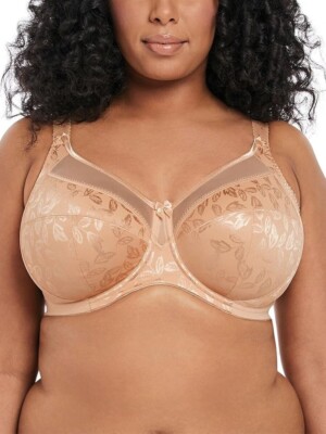 GODDESS PETRA SAND UNDERWIRE BANDED BRA SIZE 36FF / 14FF