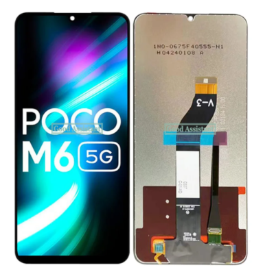 Black For Xiaomi Poco M6 5G 23128PC33I LCD Screen Display Touch