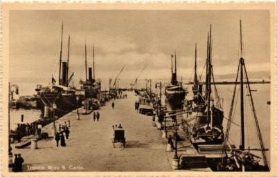 CPA AK TRIESTE Molo S. Carlo ITALY (397231)