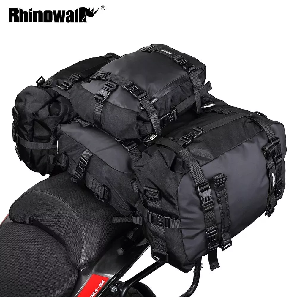 Rhinowalk Motorcycle Motocross Rear Seat Bag 10L 20L 30L Waterproof Luggage  Pack