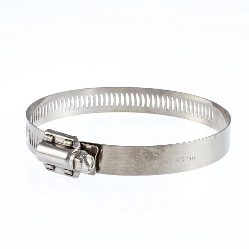 Jubilee Typ Wurm-Antrieb Clips. Schlauchclips sehr großer Durchmesser. 100 mm bis 360 mm Durchmesser.