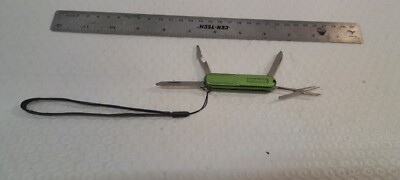 Columbia Tough Tool Green Multi Tool 4 Function Pocket Knife FREE SHIPPING