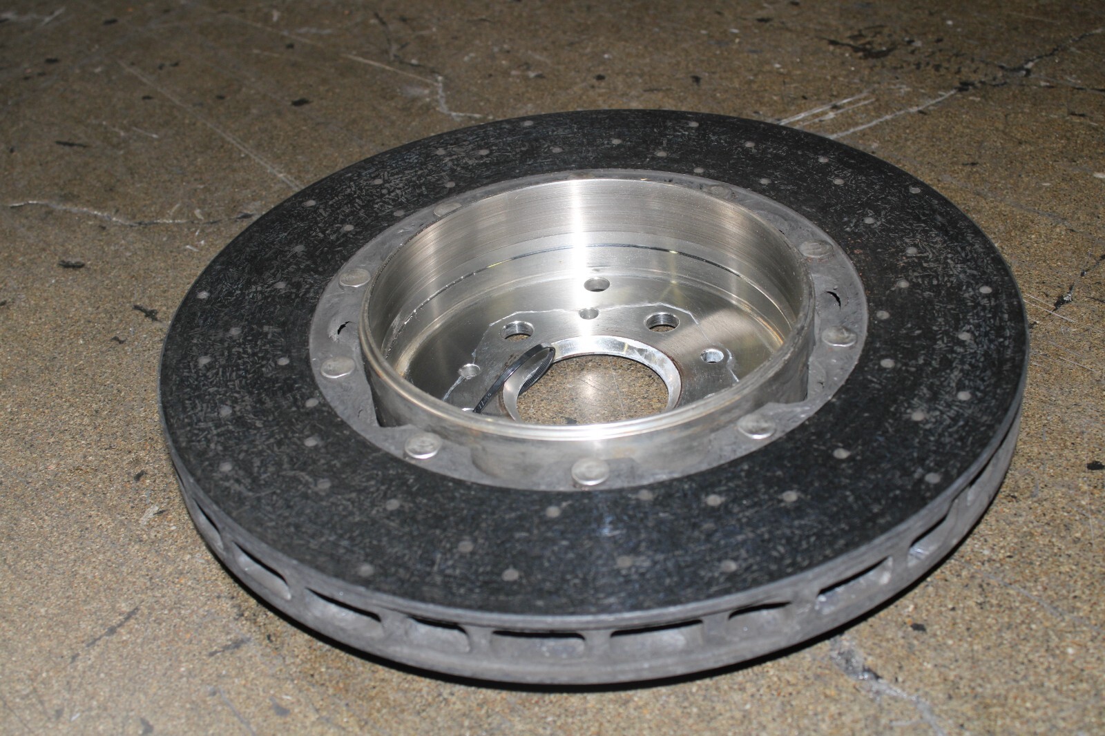 Ferrari California, 458 Italia, Rear CCM Carbon Brake Rotor, Used, P/N 304561