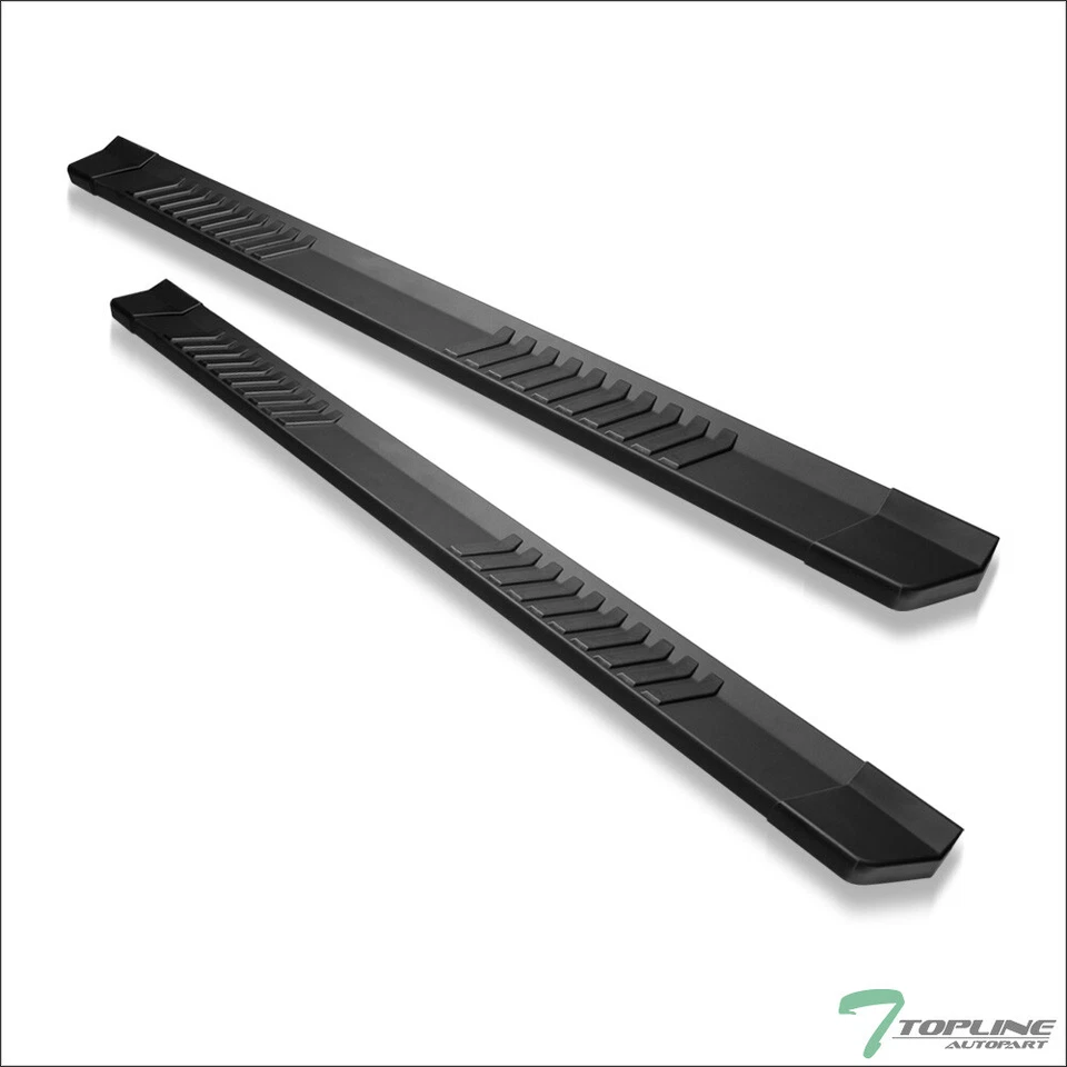 Topline For 07-18 Silverado/Sierra Ext 6" OE Aluminum Running Boards - Matte Blk - Изображение 2 из 4