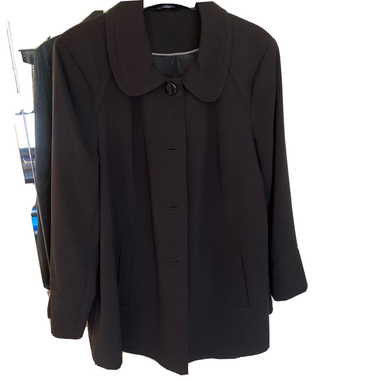 Ladies Black Jacket Size 16 Bon Marche Collection eBay