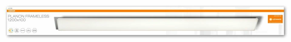 Osram LED Panel-Leuchte rahmenloses Design 120x10cm warmweiß 35W EEK:F(Spek.A-G) - Bild 3 von 4