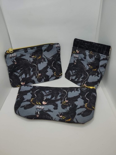 Spectacle sunglasses case Handmade batman print fabric - Picture 3 of 3