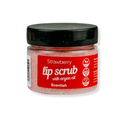 SCENTISH Strawberry Lip Scrub Helps Exfoliate Your Lips With Strawberry Taste And Scent