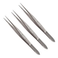 Chirurgische 12 Cm Pinzette Set Edelstahl Fein Spitz Gerade 3 StüCk PräZisions