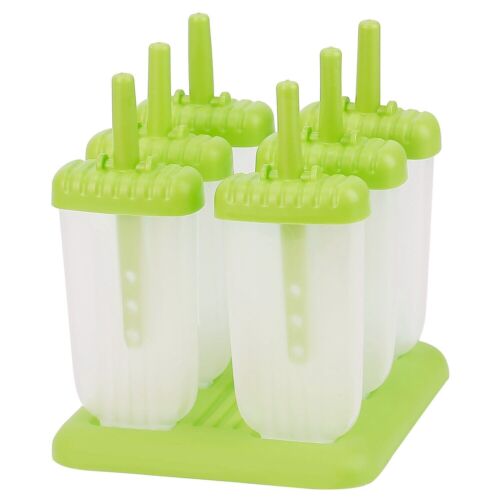 Silicone Popsicle Molds 6-cavity Ice Popsicle Maker Set DIY Ice Pop Mold - Picture 8 of 9