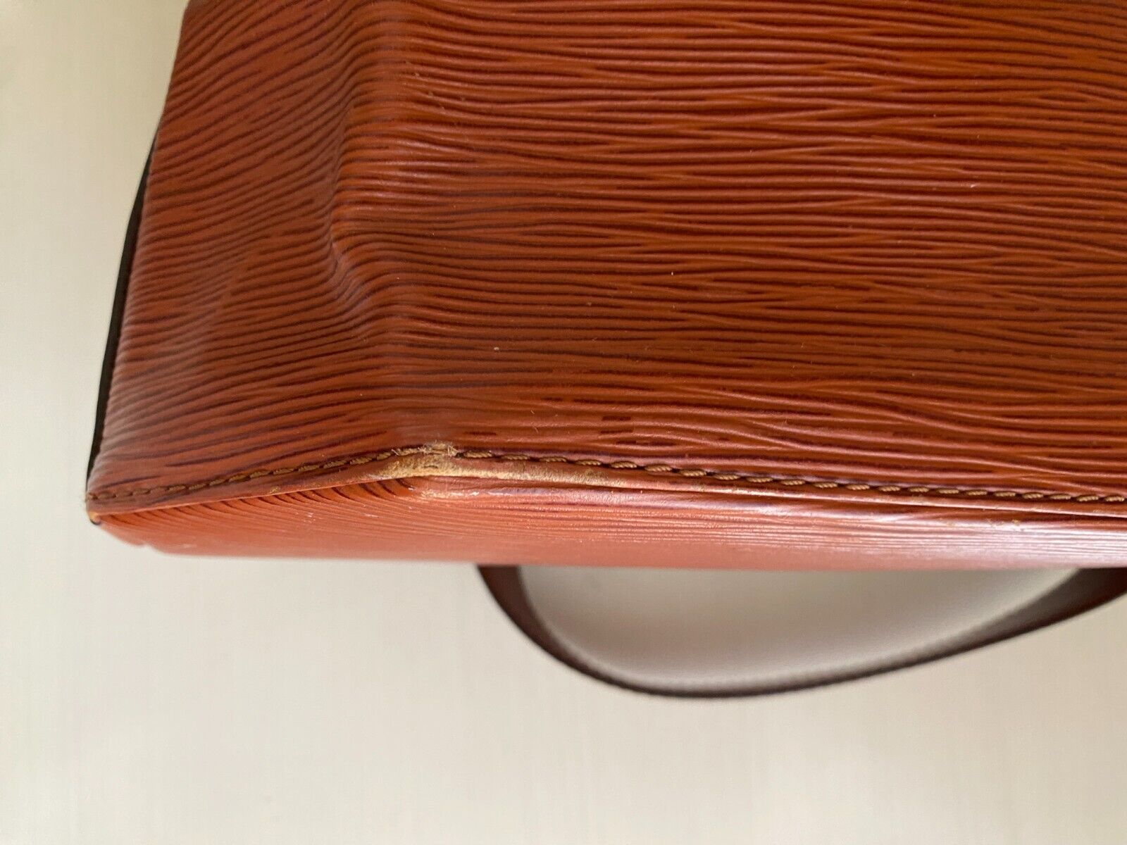 Vintage Red Brown Louis Vuitton PM Sak Depaule Bu… - image 10