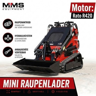 MMS Miniradlader Radlader Hoflader Minibagger Lader Hoftruck mit 13,5 HP 730Kg