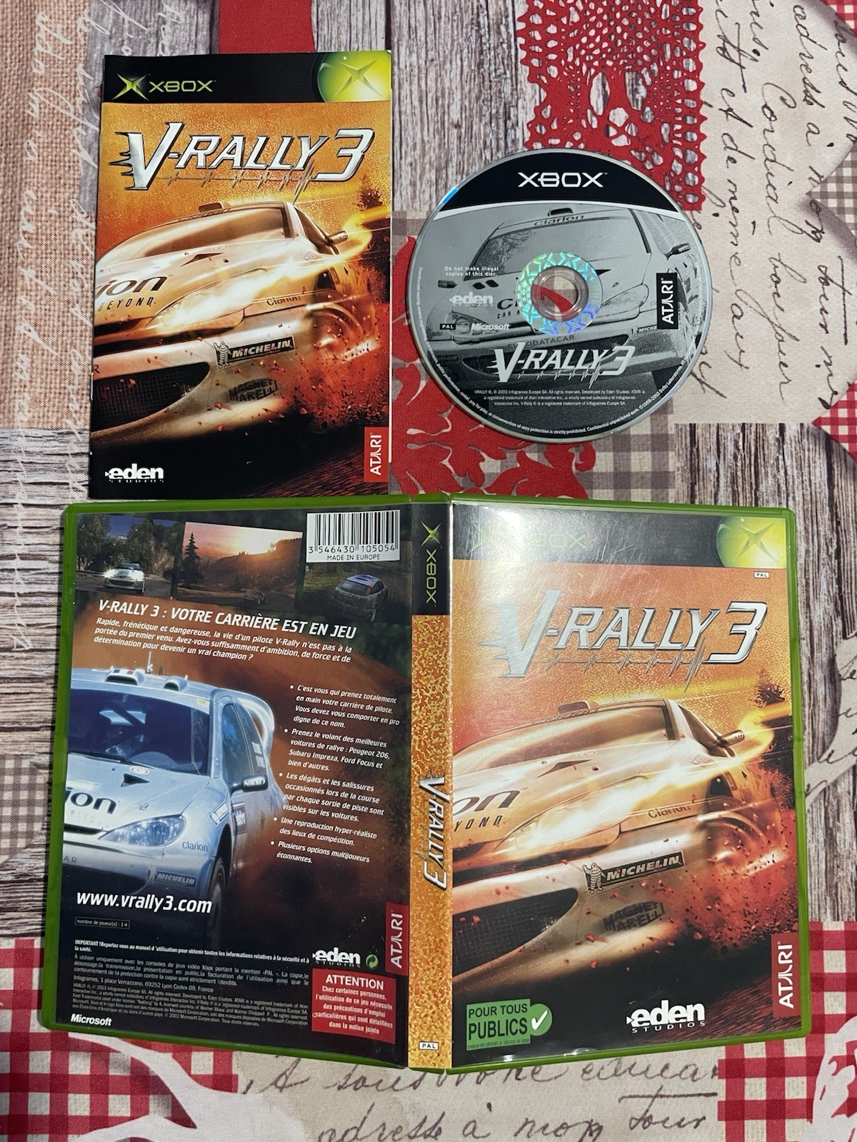 V-Rally 3 Xbox Pal Fr Complet