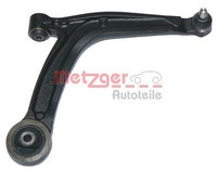 Lenker RadaufhÄNgung Vorne Rechts Metzger 58037102 FÜR Abarth Fahrwerkslenker