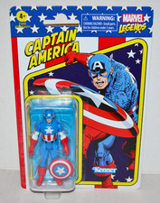 Marvel Legends Series Retro Kenner Captain America 3.75  Action Figure MINT