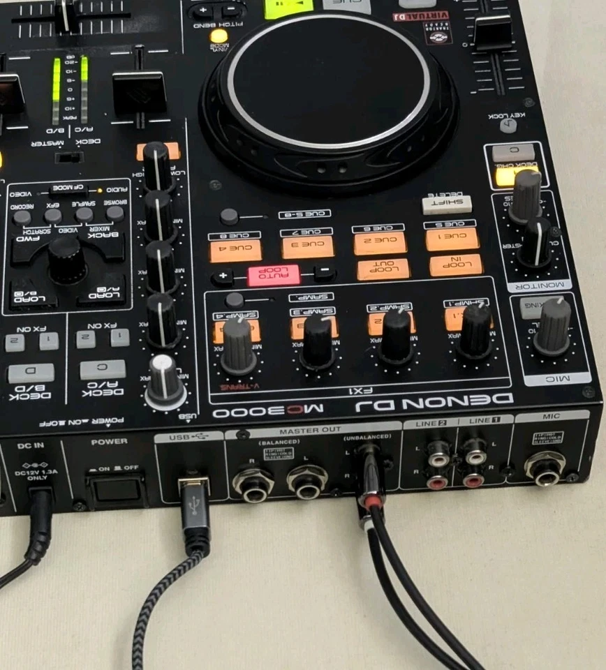 Denon DJ MC 3000 Professional DJ 4 Deck Controller HQ Audio Interface USB MIDI - Bild 3 von 4