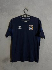 Coventry City Training Jersey Football Soccer Shirt Hummel Blue Men Size S/M