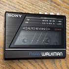 Vintage 1980s Sony WM-F77 Walkman AM-FM Stereo Cassette Player
