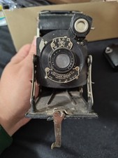 Leather Kodak Pocket No. 1 Vintage Folding Camera new bellows