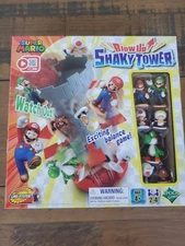 Super Mario Blow Up Shaky Tower Balancing Game Tabletop Skill Epoch Games New