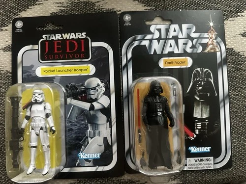 Star Wars Hasbro The Vintage Collection Darth Vader,Rocket Launcher Trooper Lot