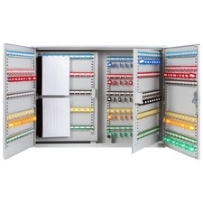 400 Position Steel Key Cabinet - Organize and Secure Key Storage Lock Box wit...