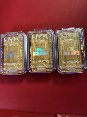 NYX Professional Makeup Bridgerton Royal Highlighter Buttermelt Light Gold 3 Lot